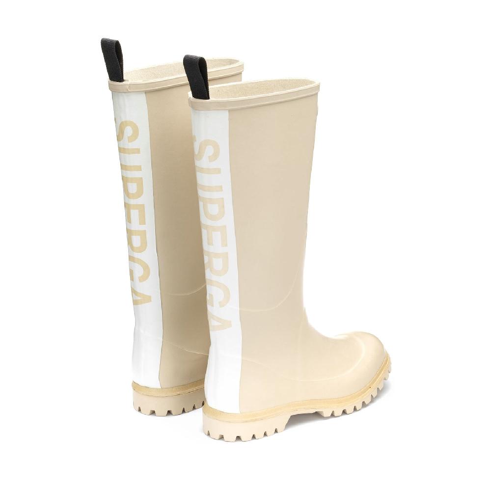 Superga 799 RUBBER BOOTS LETTERINGBEIGE SEMOLINA Offerte stagionali