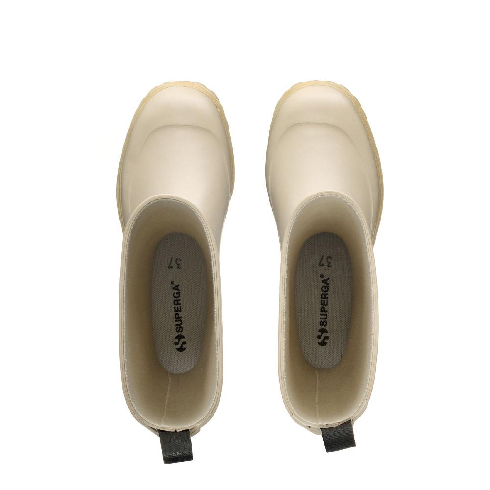 Superga 799 RUBBER BOOTS LETTERINGBEIGE SEMOLINA Offerte stagionali