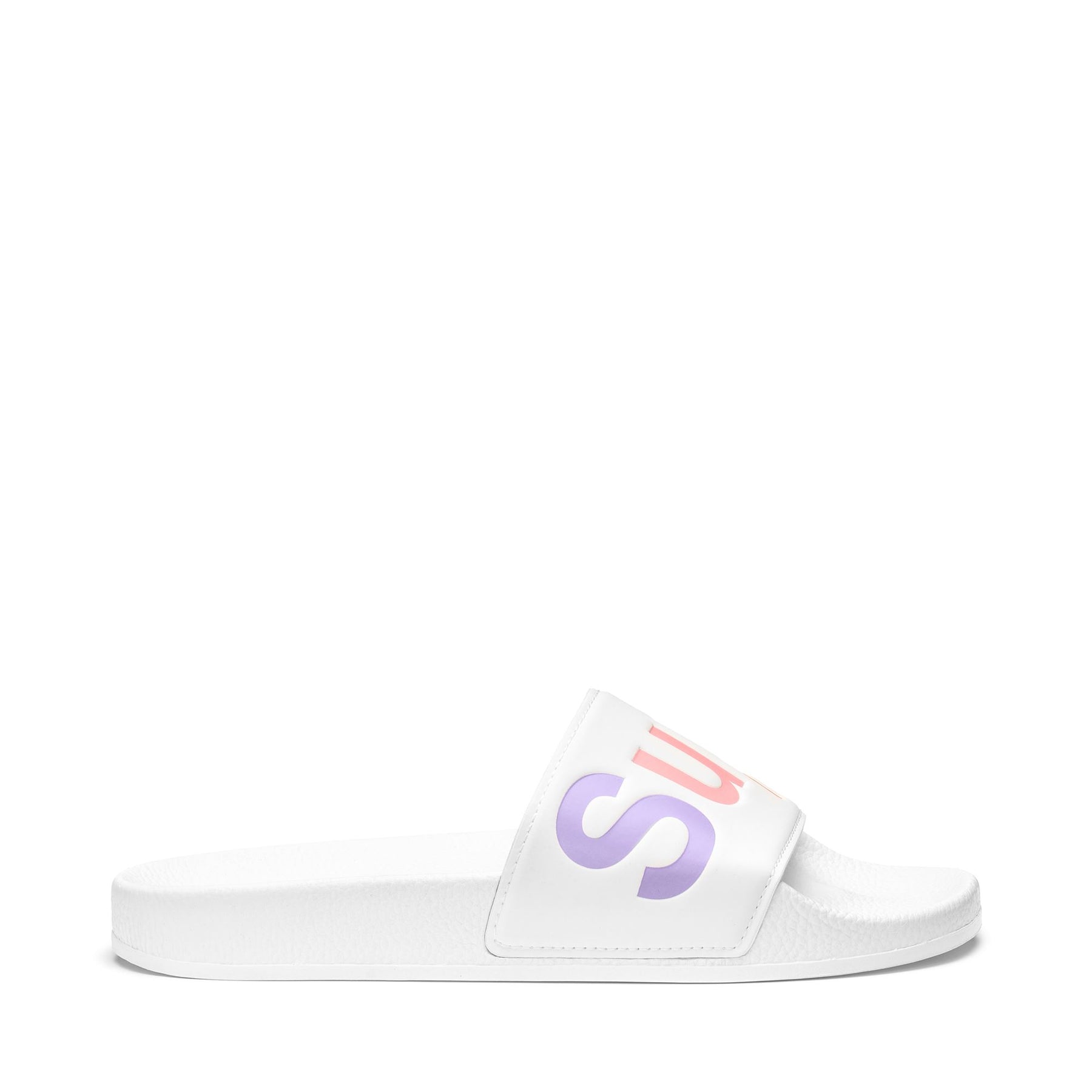 Superga 1908 SLIDES POLYSOFTWHITE-MULTICOLOR Economico