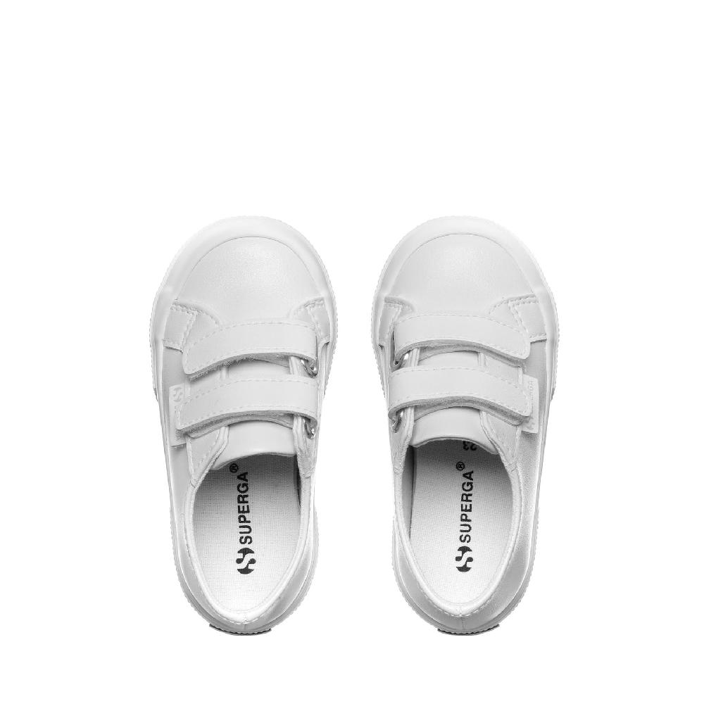 Superga 2750 KIDS STRAPS VEGAN MATERIALWHITE Comprane uno, ottenene uno gratis