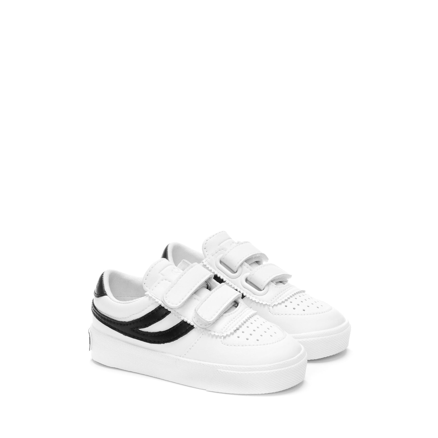 Superga 2846 KIDS SEATTLE STRAPS VEGAN MATERIALWHITE-BLUE GREY DK Only for today