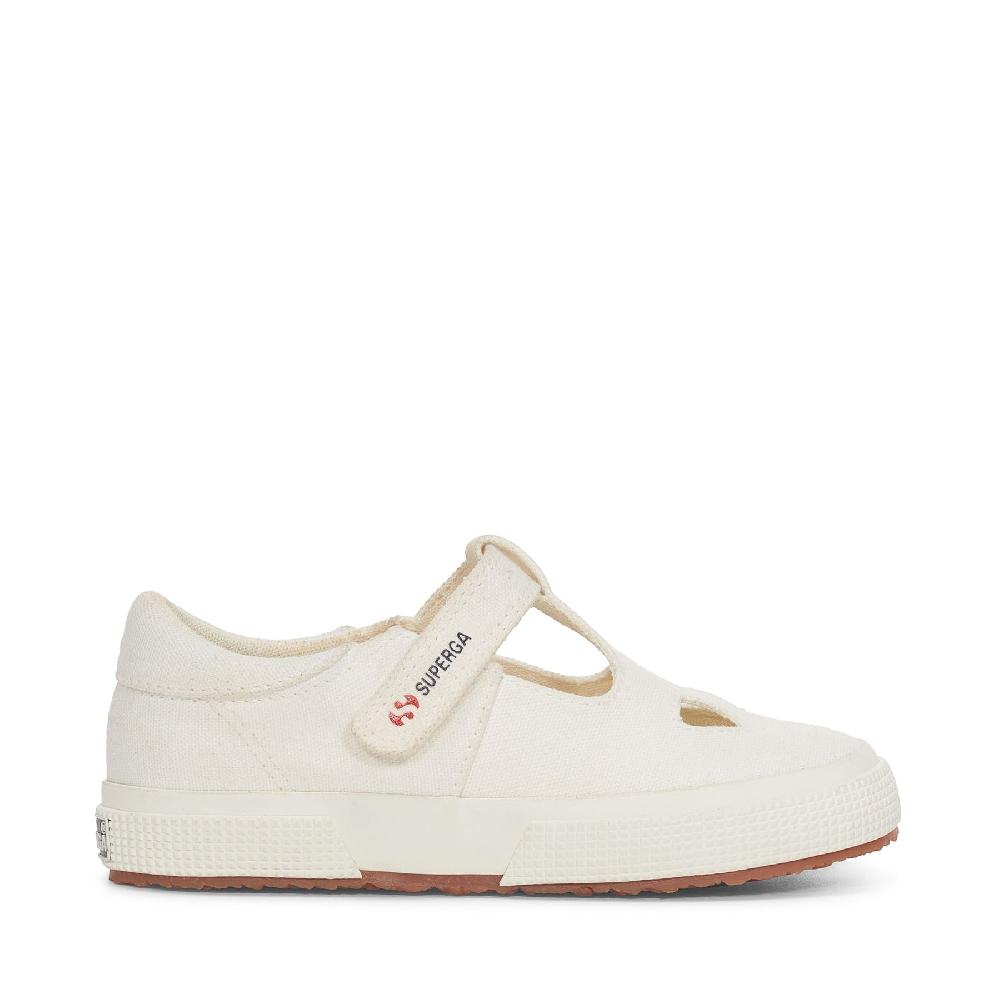 Superga 2662 KIDS COTTON EYESFULL WHITE AVORIO Solo un giorno rimasto