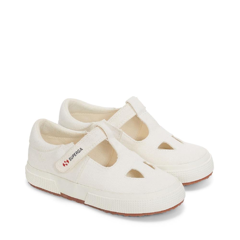 Superga 2662 KIDS COTTON EYESFULL WHITE AVORIO Solo un giorno rimasto