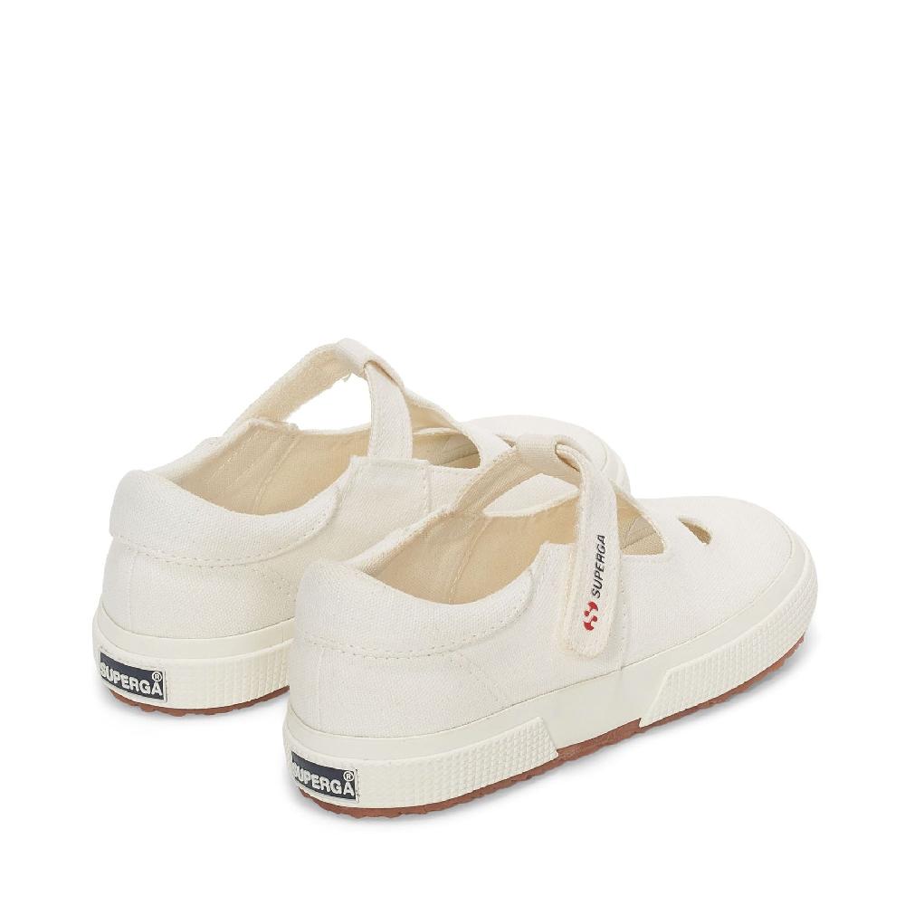 Superga 2662 KIDS COTTON EYESFULL WHITE AVORIO Solo un giorno rimasto