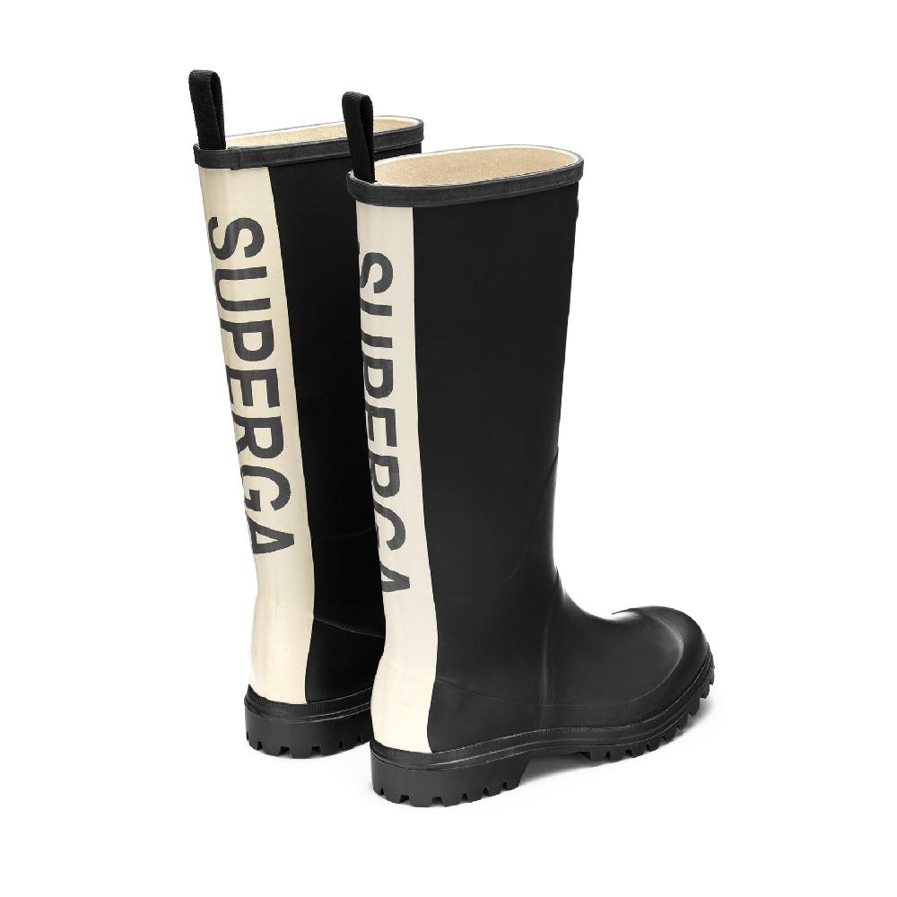 Superga 799 RUBBER BOOTS LETTERINGBLACK Enormi sconti
