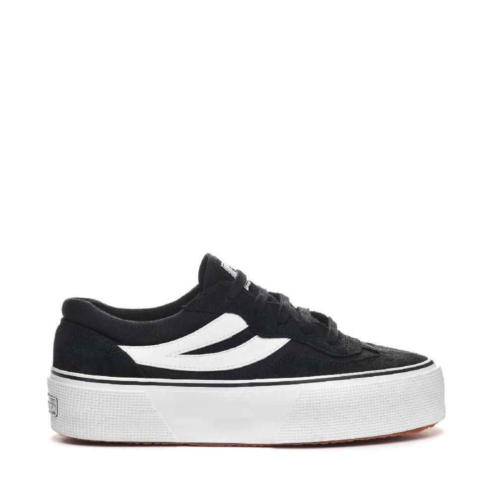 Superga 3041 REVOLLEY COLORBLOCK PLATFORMBLACK-WHITE