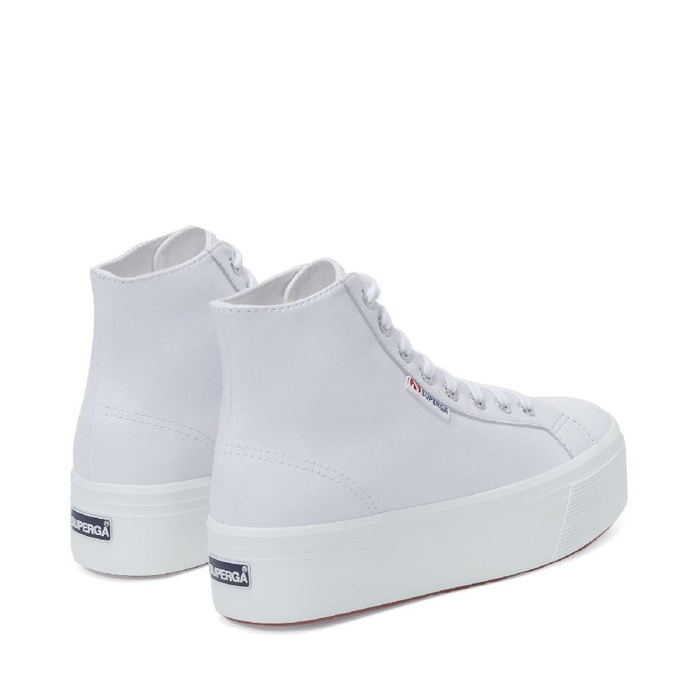Superga 2708 HI TOP NAPPAOPTICAL WHITE Pezzi Unici