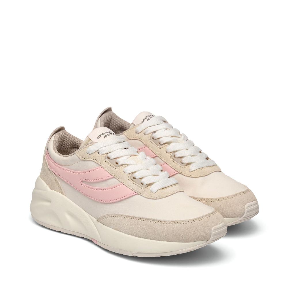 Superga 4089 TRAINING 9TS SLIMWHITE AVORIO-BEIGE LT-NOSEGAY-BEIGE NATURAL-GREY STONE Hotsell