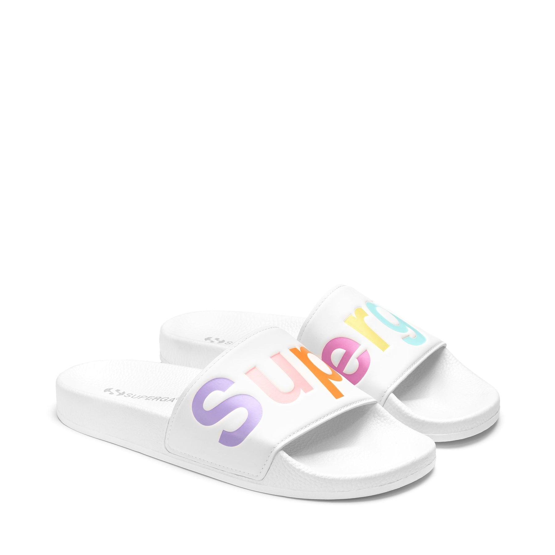 Superga 1908 SLIDES POLYSOFTWHITE-MULTICOLOR Negozio online di fabbrica