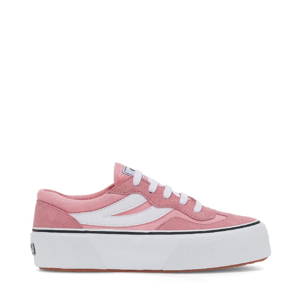 Superga 3041 REVOLLEY COLORBLOCK PLATFORMPINK-WHITE Shopping online