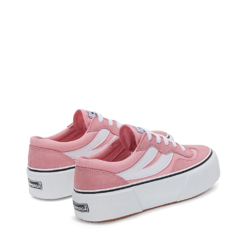 Superga 3041 REVOLLEY COLORBLOCK PLATFORMPINK-WHITE Shopping online