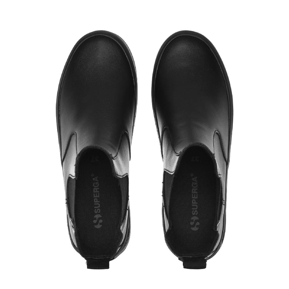 Superga 2678 ALPINA VEGAN MATERIALTOTAL BLACK Offerta natalizia