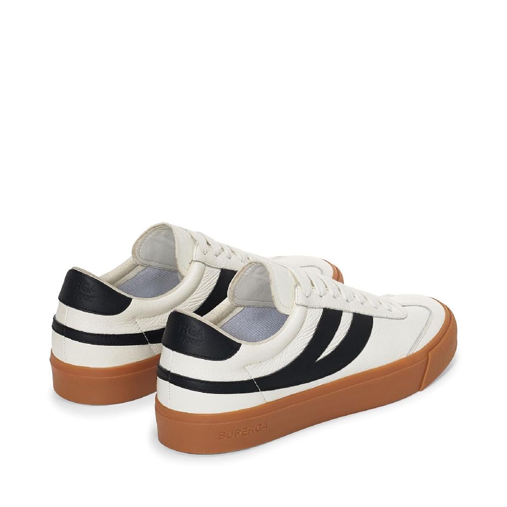 Superga 4834 CLUB S SWALLOWWHITE-BLACK-GUM Smaltimento dello stoccaggio