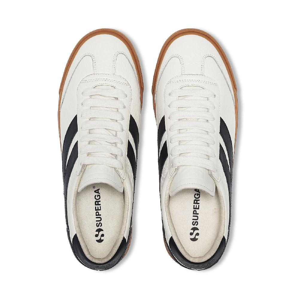 Superga 4834 CLUB S SWALLOWWHITE-BLACK-GUM Smaltimento dello stoccaggio
