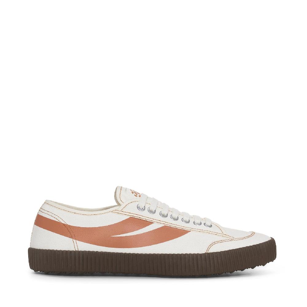 Superga 2619 ST 1WHITE AVORIO-BROWN LEATHER Online Outlet