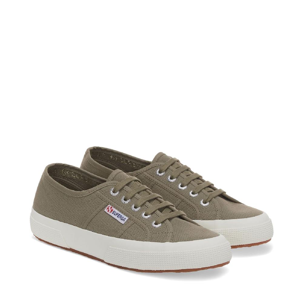 Superga 2750-COTU CLASSICGREEN SAFARI-F AVORIO Fino al 65% di sconto