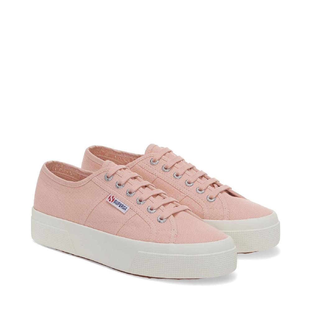 Superga 2740 PLATFORMPINK BLUSH-F AVORIO Super sconto