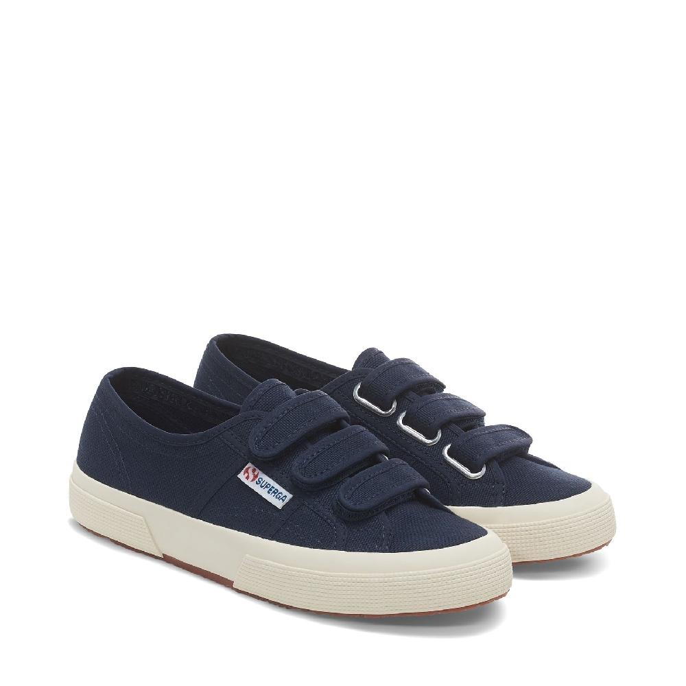 Superga 2750-COT3STRAPUBLUE NAVY Black Friday Prezzi
