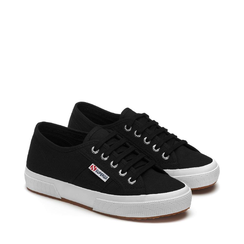 Superga 2750 NEW PLUSBLACK-FWHITE Duty-free