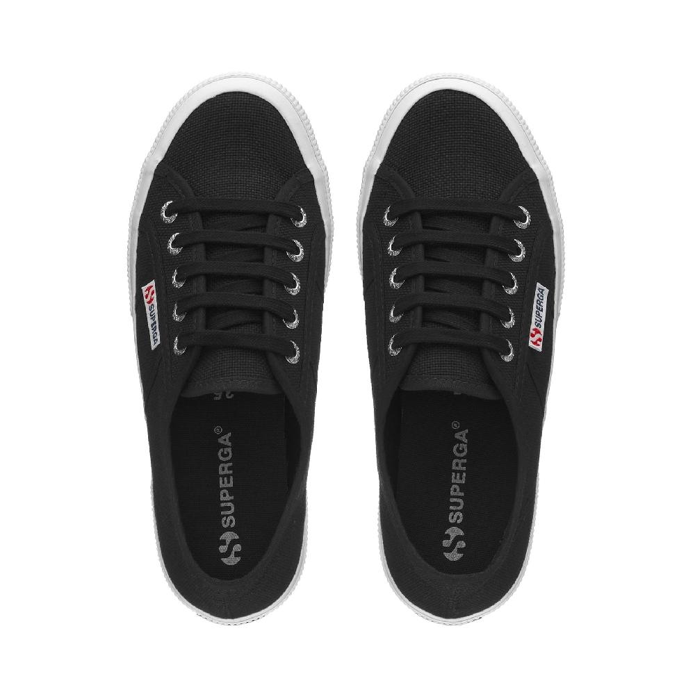 Superga 2750 NEW PLUSBLACK-FWHITE Duty-free
