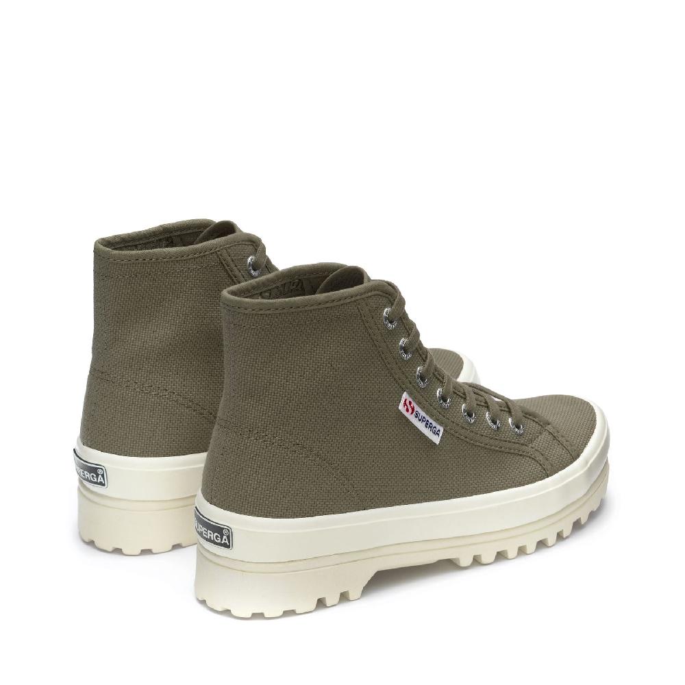 Superga 2341 ALPINAGREEN SAFARI-F AVORIO Italy