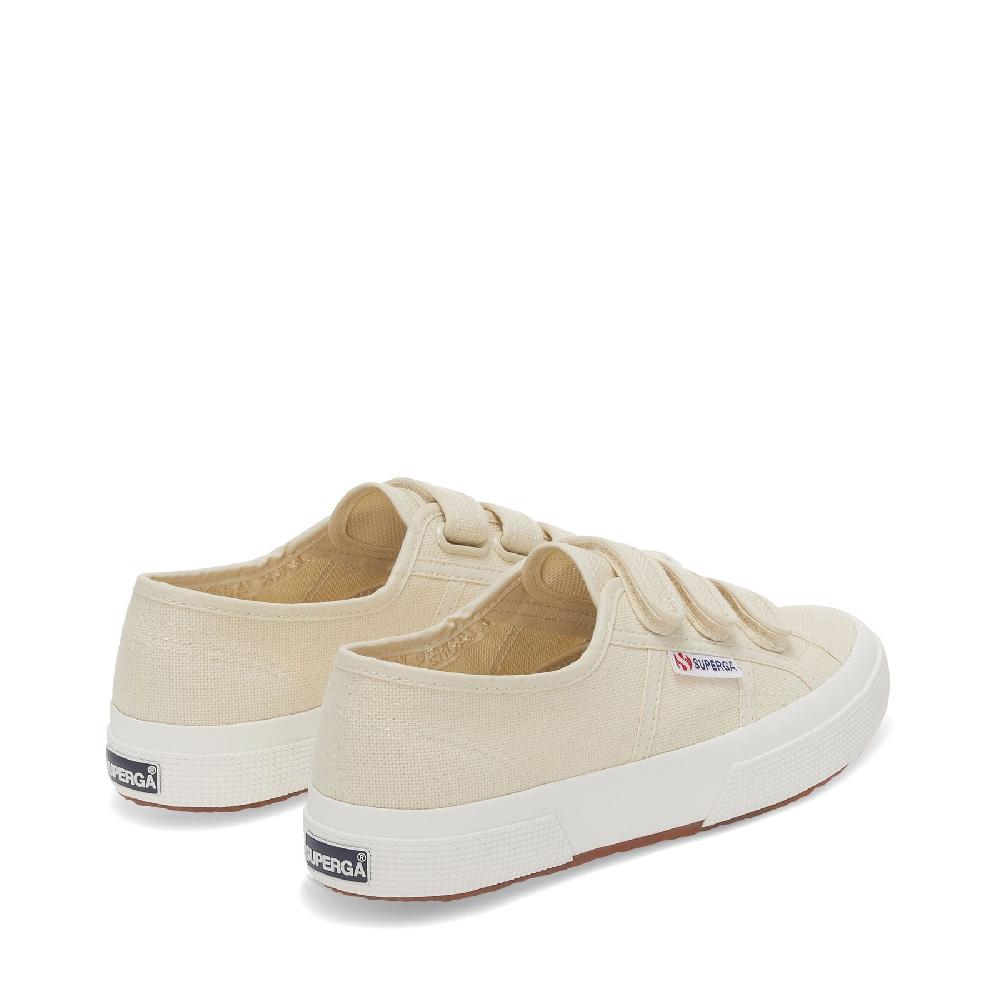 Superga 2750-COT3STRAPUBEIGE LT EGGSHELL-F AVORIO Qualità