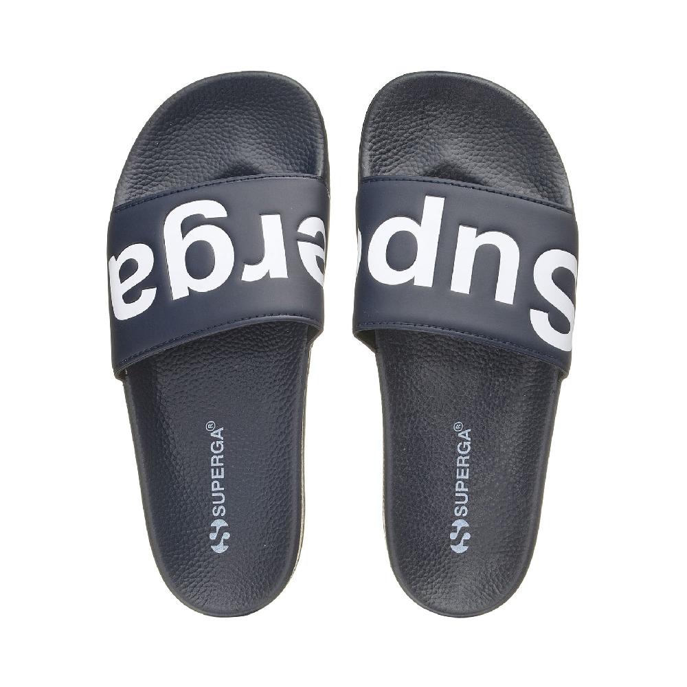 Superga 1908 SLIDES POLYSOFTBLUE NAVY-WHITE Promozione