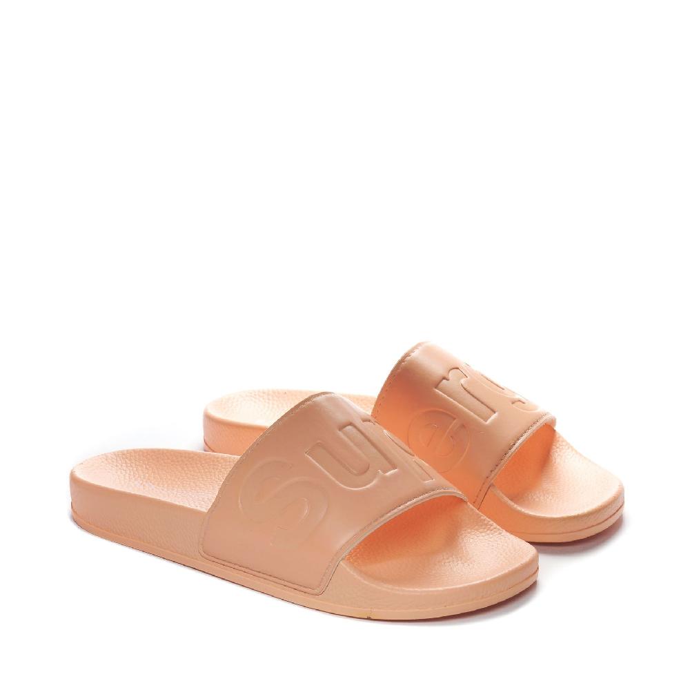 Superga 1908 SLIDES POLYSOFTPINK PARFAIT Spedizione Gratuita