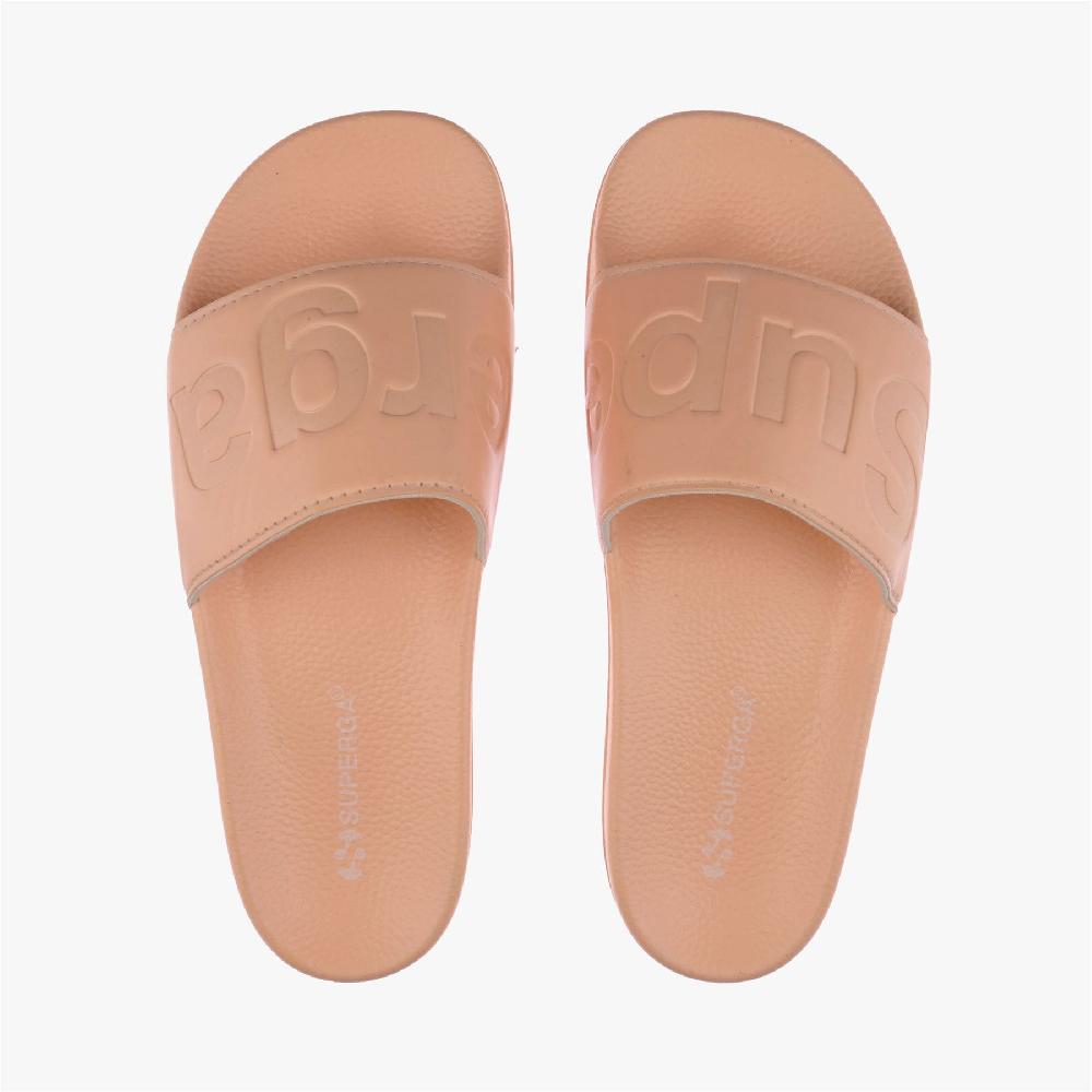 Superga 1908 SLIDES POLYSOFTPINK PARFAIT Spedizione Gratuita