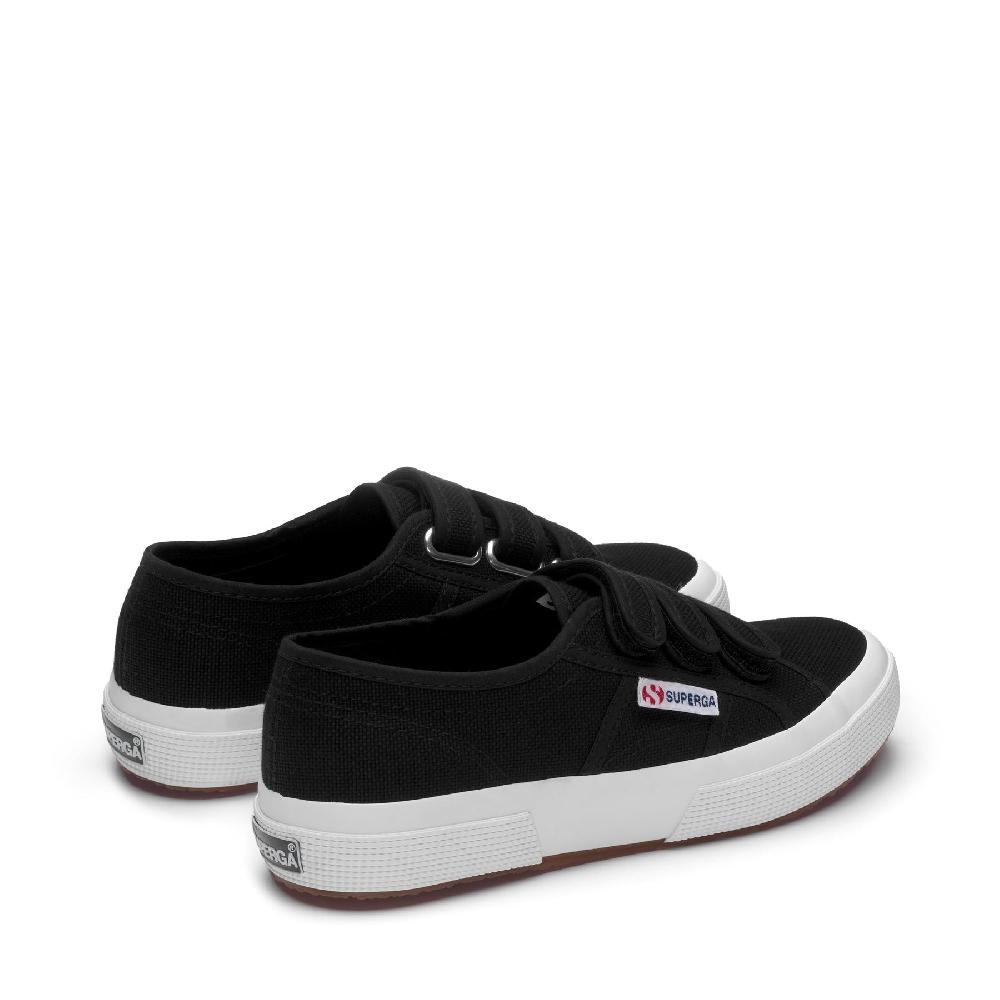 Superga 2750-COT3STRAPUBLACK-FWHITE Qualità Garantita