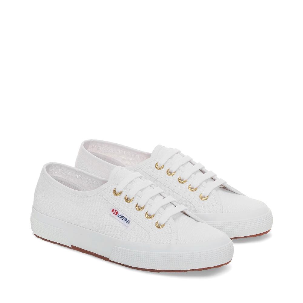 Superga 2750-COTU CLASSICWHITE-GOLD Novità