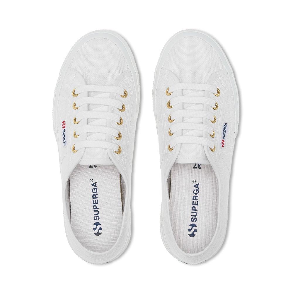 Superga 2750-COTU CLASSICWHITE-GOLD Novità