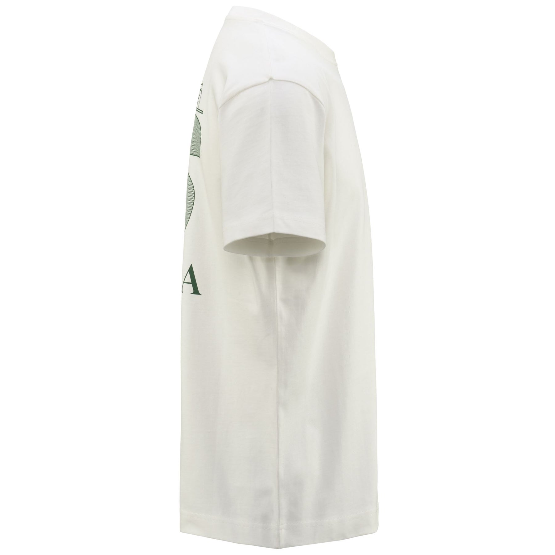 Superga T-SHIRT SUPERGA CLUBHOUSEWHITE AVORIO-GREEN Flash Sale
