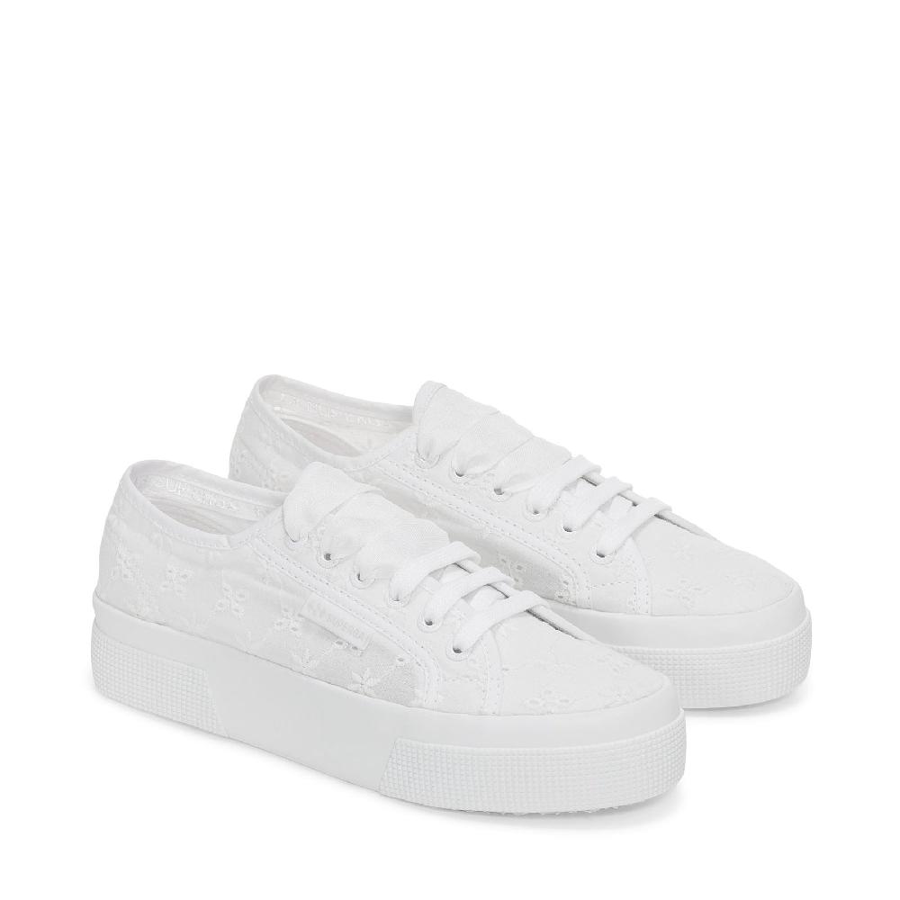 Superga 2740 FLOWER SANGALLOTOTAL WHITE Offerta temporanea