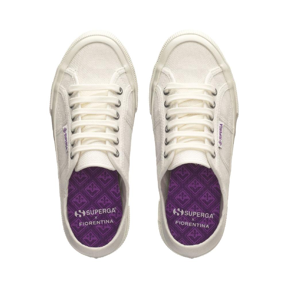 Superga 2750 OG FIORENTINAWHITE AVORIO-PURPLE Bestseller