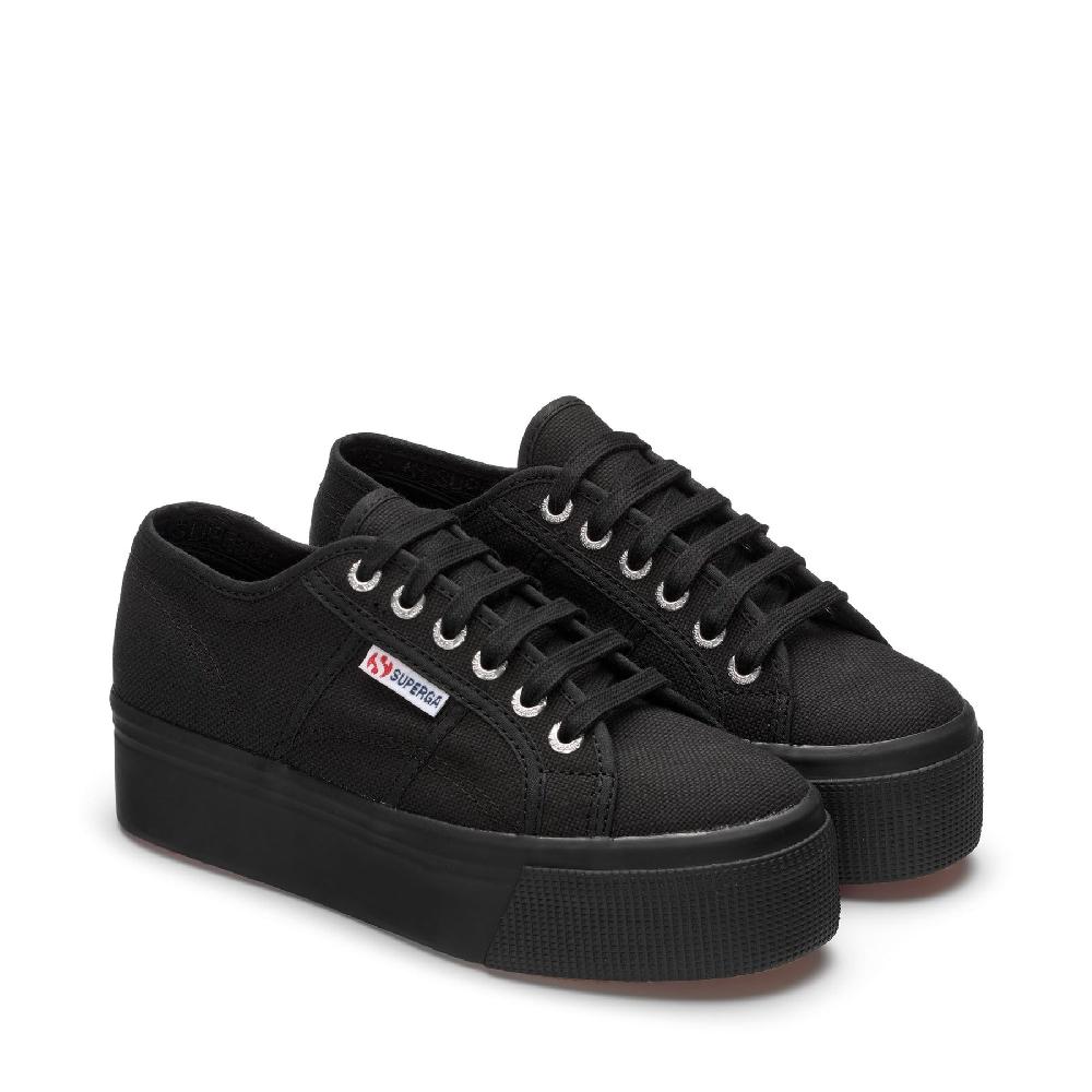 Superga 2790 PLATFORMFULL BLACK Sostegno trimestrale