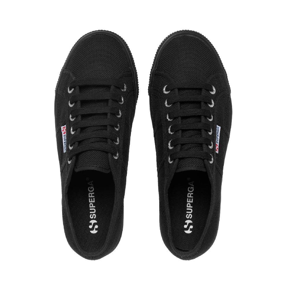 Superga 2790 PLATFORMFULL BLACK Sostegno trimestrale