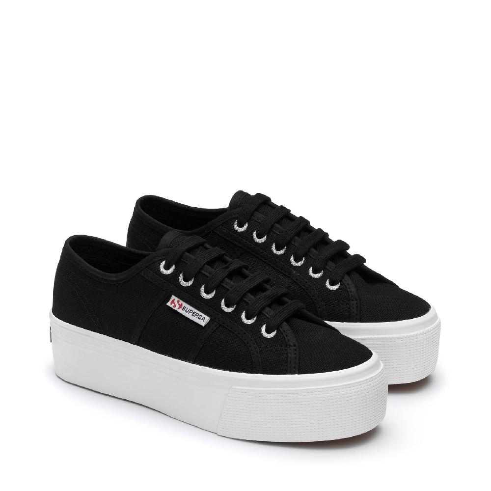 Superga 2790 PLATFORMBLACK-FWHITE Discount Store per i nuovi prodotti