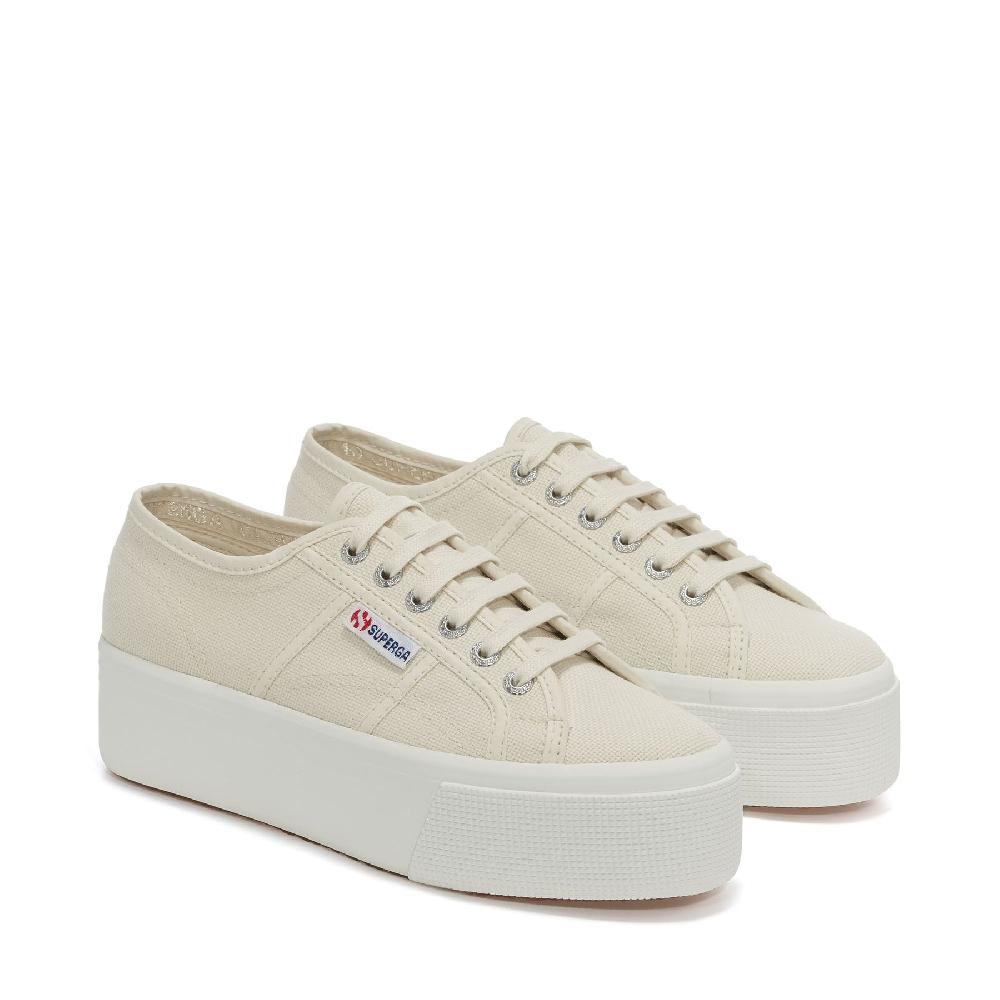 Superga 2790 PLATFORMBEIGE GESSO Solo un giorno rimasto