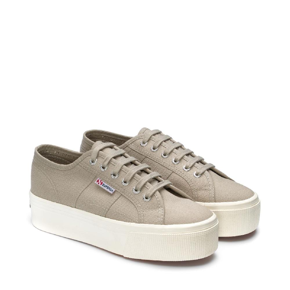 Superga 2790 PLATFORMGREY COLOMBA-F AVORIO Officina