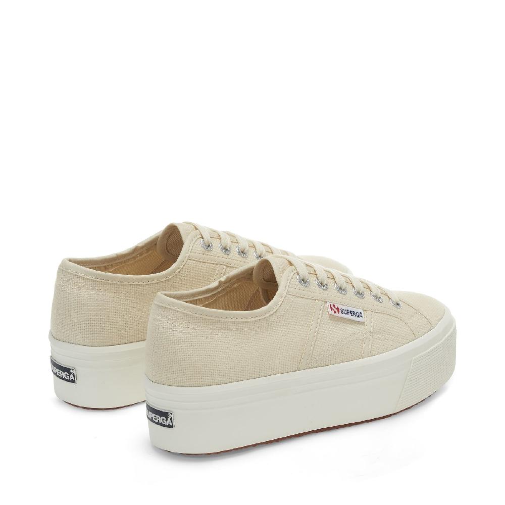 Superga 2790 PLATFORMBEIGE LT EGGSHELL-F AVORIO Pezzi Unici