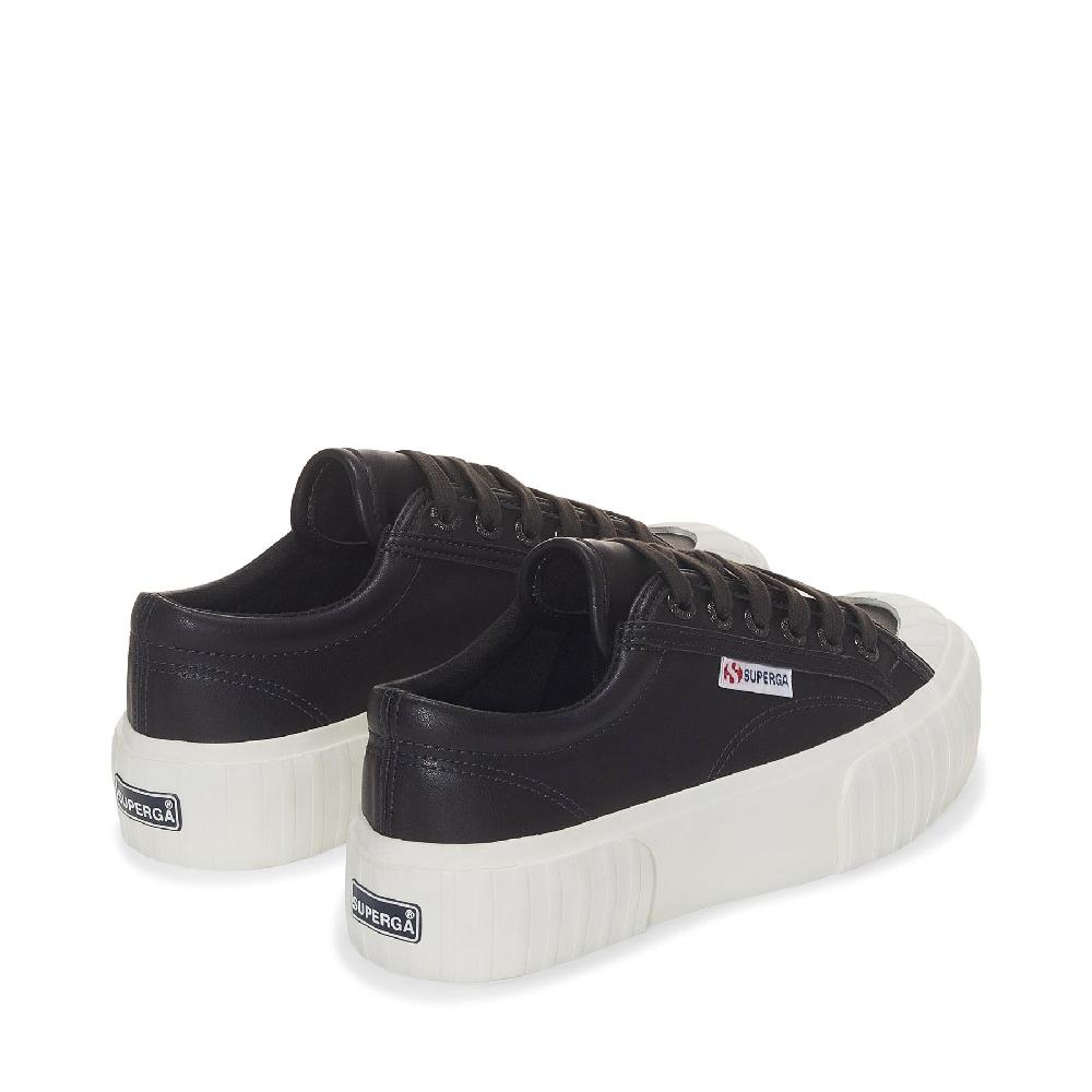 Superga 2631 STRIPE PLATFORM VEGAN MATERIALBLACK BRISTOL-FAVORIO Acquista Ora