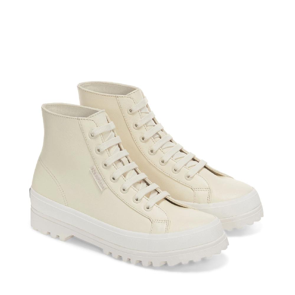 Superga 2341 ALPINA NAPPABEIGE NATURAL TOTAL-MATTE-F AVORIO Promozione Limitata