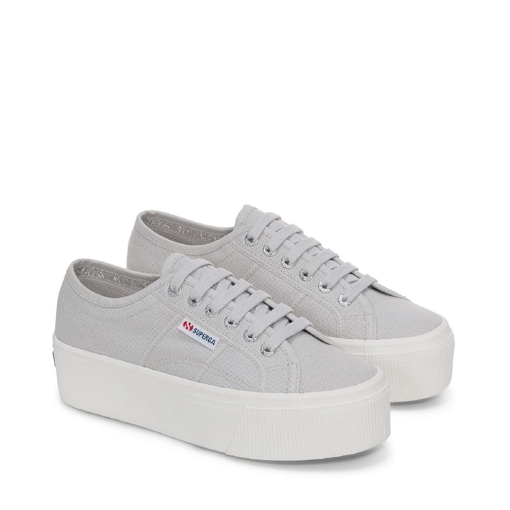 Superga 2790 PLATFORMGREY SILVER-FAVORIO Sconto
