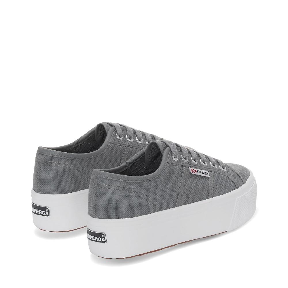 Superga 2790 PLATFORMGRAY DK SAGE Vendita calda