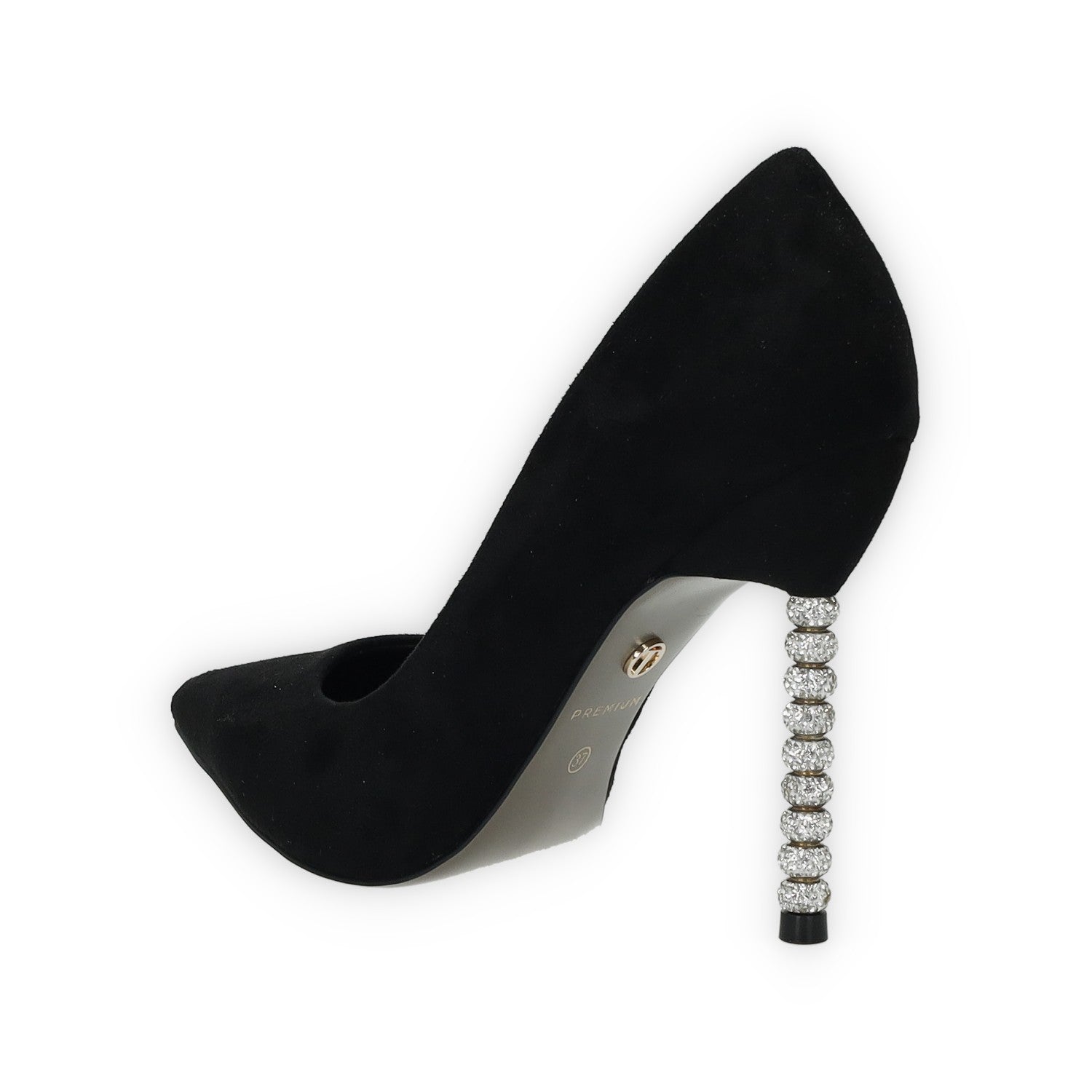 Tata Italia Décolleté. Tacco alto 9.50 cm con tacco in dettaglio in strass Vendite Flash