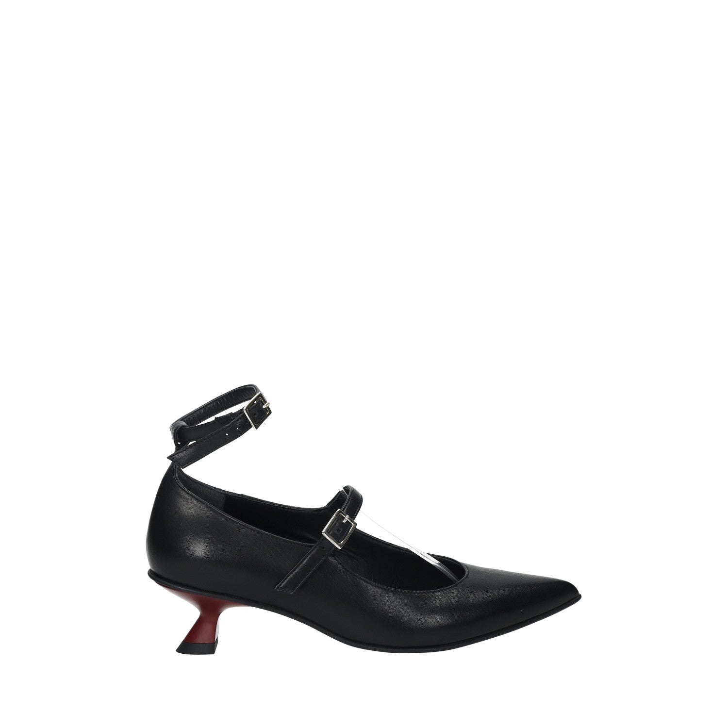 Tata Italia Décolleté in vera pelle con cinturino alla caviglia. Tacco alto 3cm