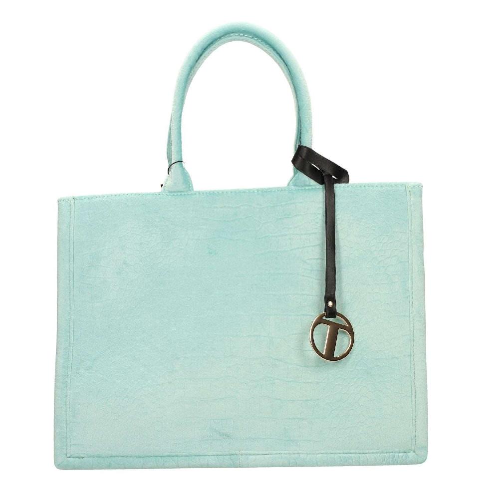 Tata Italia Borsa pied-de-poule beige e marrone Saldi