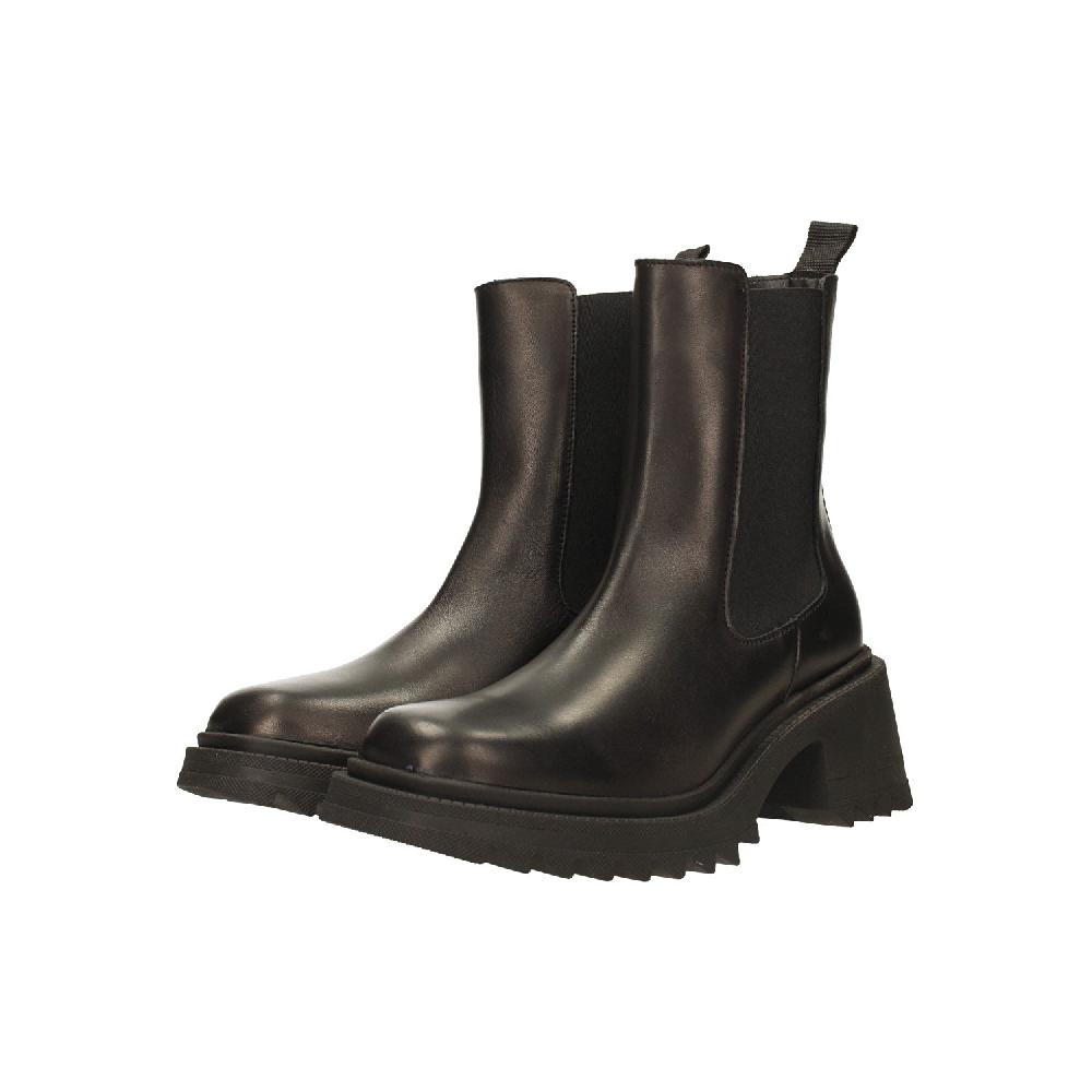 Tata Italia Stivaletti in vera pelle con punta squadrata. Tacco alto 6cm Promozione Limitata