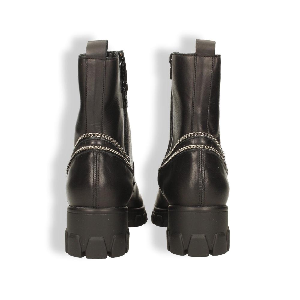 Tata Italia Stivaletti in vera pelle con zip decorativa. Tacco alto 6cm Convenienza